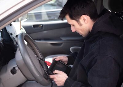 Programming a car key